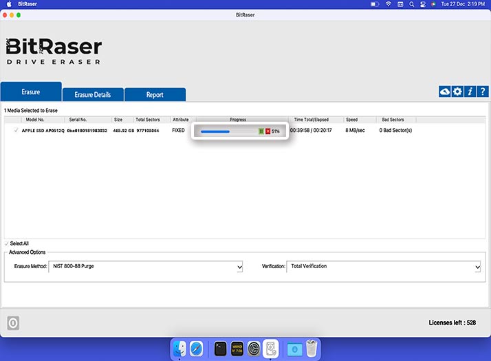 Data Eraser Process