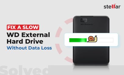 Fix a slow WD external hard drive without data loss