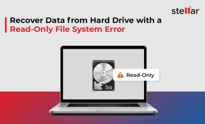 how to recover data from hard drive with a read only file system error