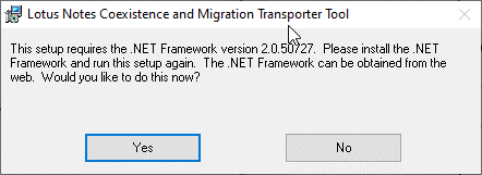 It also requires a .NET framework. Make sure to install it before installing the MTS_