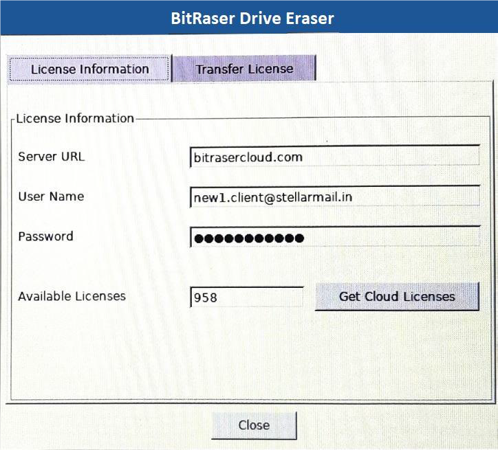 BitRaser License Manager