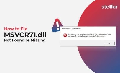 How to Fix msvcr71.dll Not Found or Missing Error?