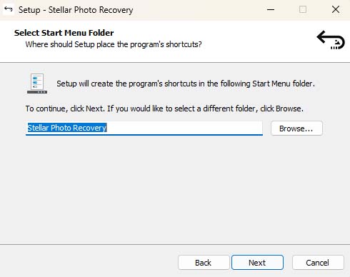 Choose where you want the program to be installed
