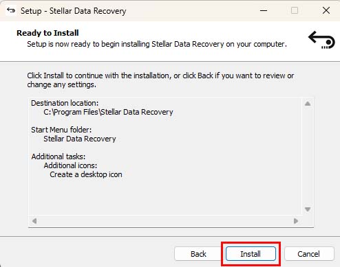 Choose whether or not you want a desktop shortcut for the app by checking or unchecking the box. Click “Next