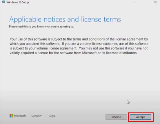 Let the download complete- Error Code 0x80072f8f Windows 10