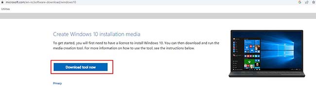 Reinstall Windows 10