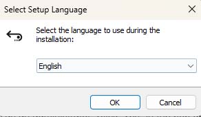 Run the downloaded file as an administrator