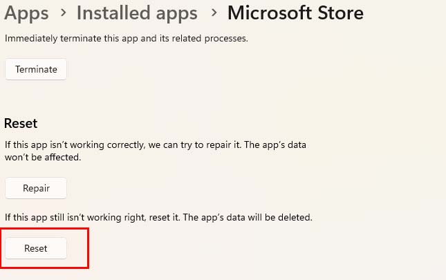 Scroll down and then click On “Microsoft Store- Error Code 0x80072f8f Windows 10