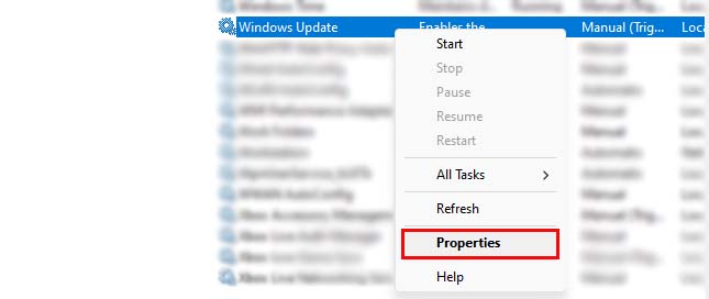 Scroll down until you find “Windows Update”.