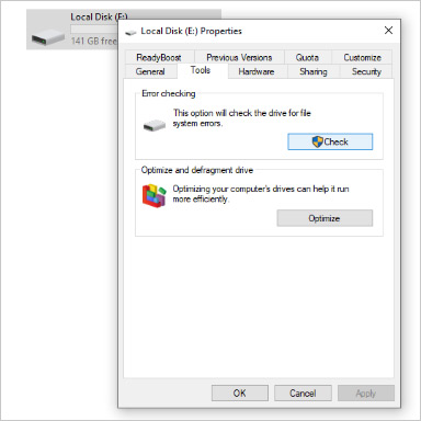 Stellar Data Recovery - Tool Tab