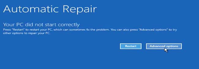Windows Boot Error 0xc0000098