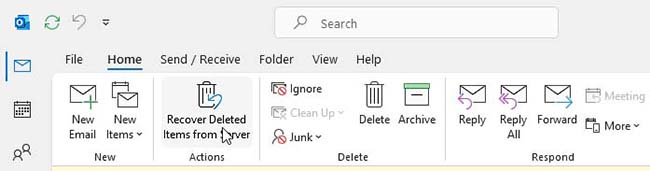 Recover Deleted Outlook Folders 