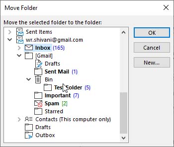 Recover Deleted Outlook Folders