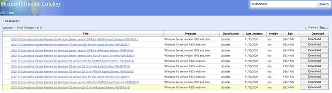 Make a note of your system architecture (x64, Server, or x86) and download the correct version as shown below.