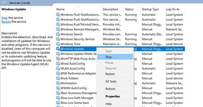 0x80070002 Windows Update