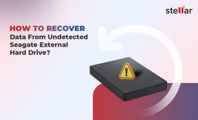 how to recover data from undetected seagate external hard drive