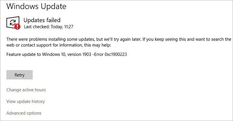 Error-0xc1900223