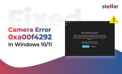 Fix Camera Error 0xa00f4292 in Windows 10_11