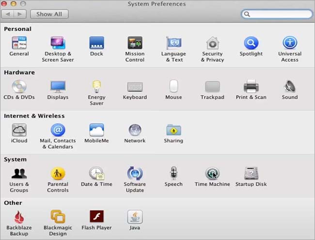 In the System Preferences window_ click on Time Machine