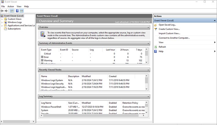 Windows Crash Logs