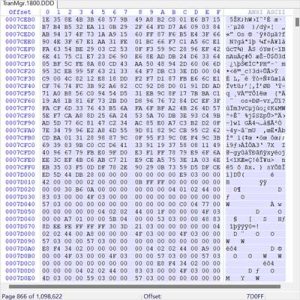 corrupt sectors on the ssd recovered data from ransomware attack