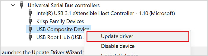 Choose-Update-driver