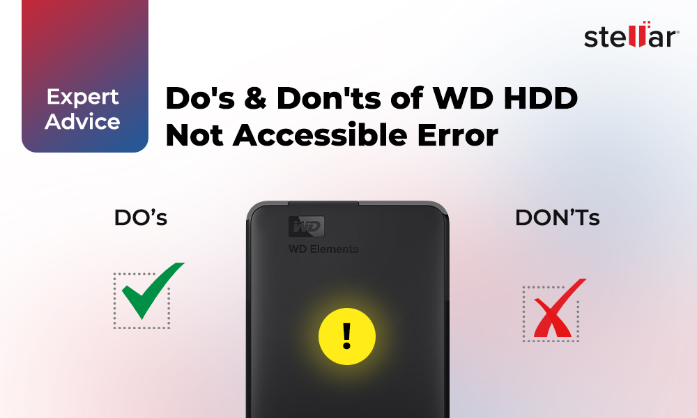 How to Fix ‘WD HDD Not Accessible Error’ Error? [2024]