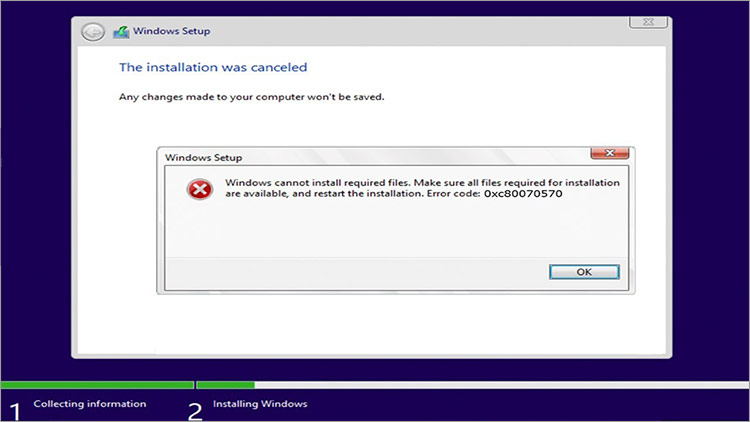 Error 0x80070570