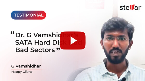Data Recovery in Hyderabad - G Vamshidhar