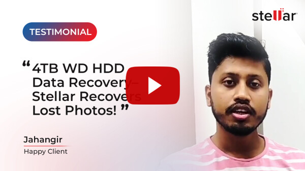 Stellar WD HDD Data Recovery - Jahangir