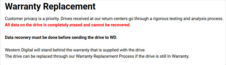 Warranty Replacement