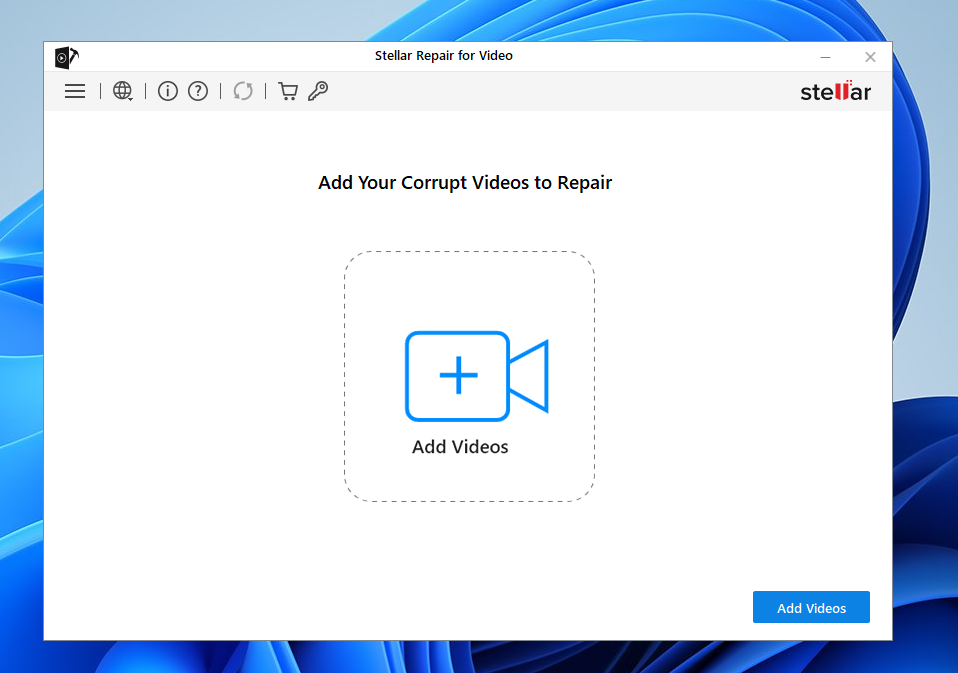 Add Here your Corrupt Video to Repair