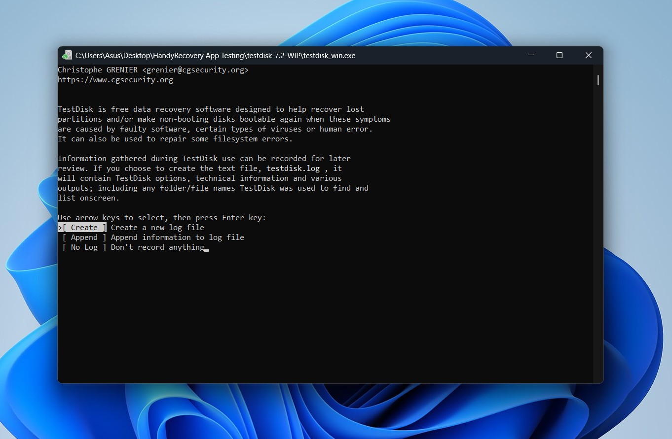 Test Disk