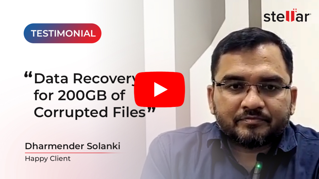 Stellar Data Recovery in Gurugram - Dharmender Solanki