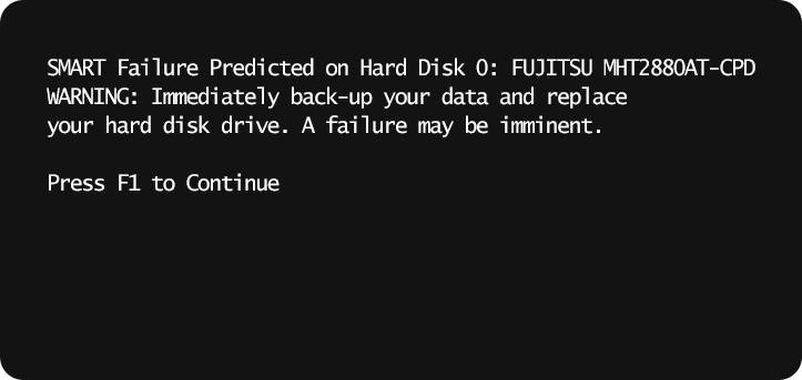 SMART Hard Disk Error