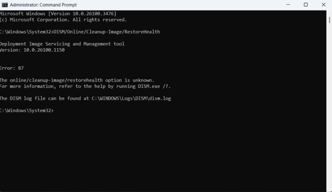 Administrator Command prompt