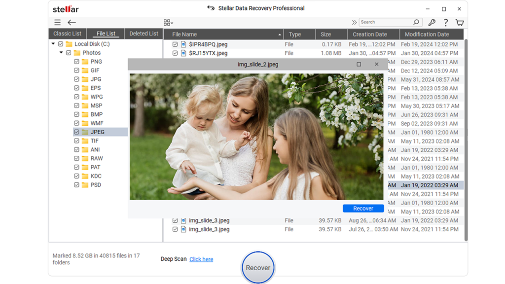 Recover-Stellar Data Recovery Software