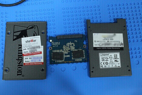 Dismantled Kingston SSD model SA400S37