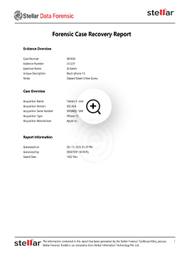BitRaser Sample Report