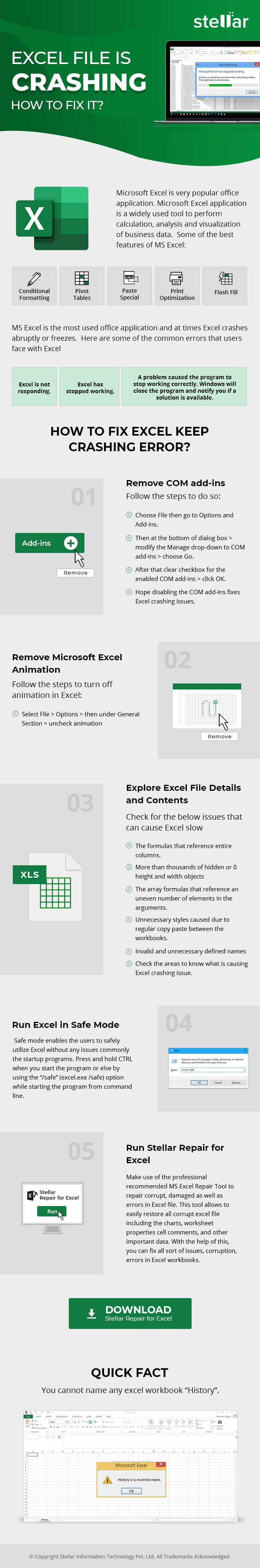 How to Fix 'Excel Not Responding Error'?