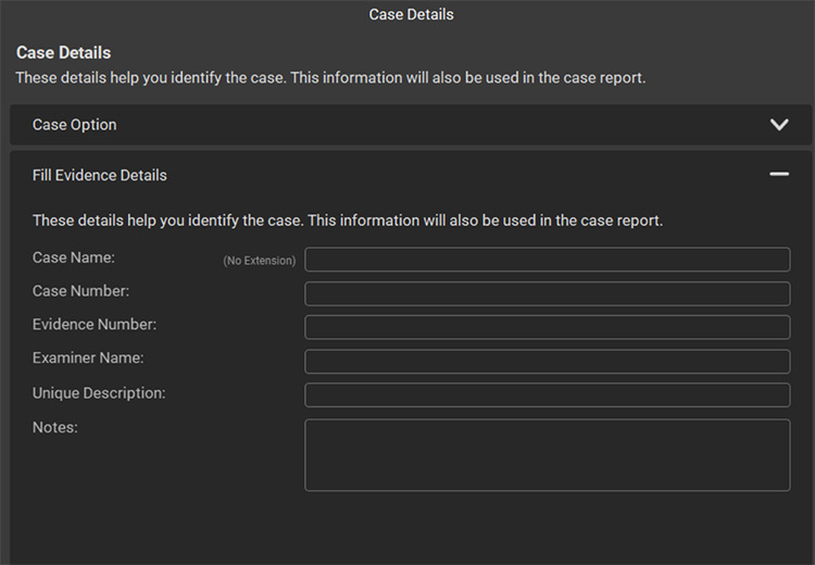 Choose E01 or DD and Configure the Output - Stellar Data Forensic