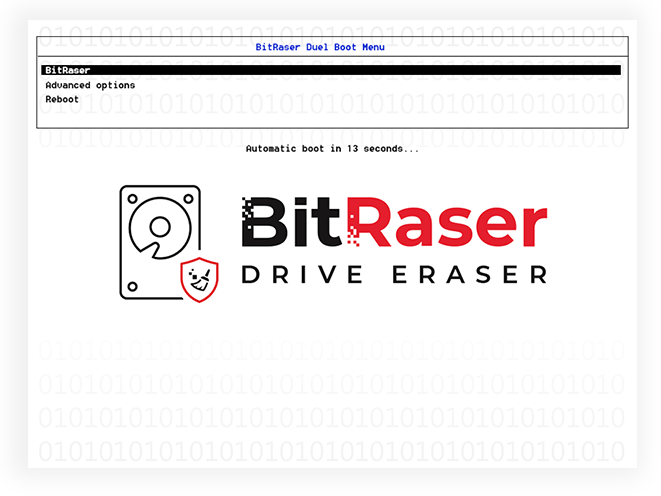 BitRaser Dual Boot Menu