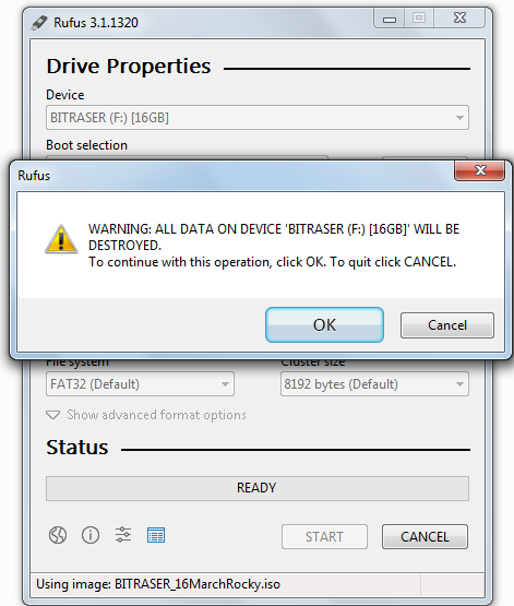 Make Bootable Drive with Rufus