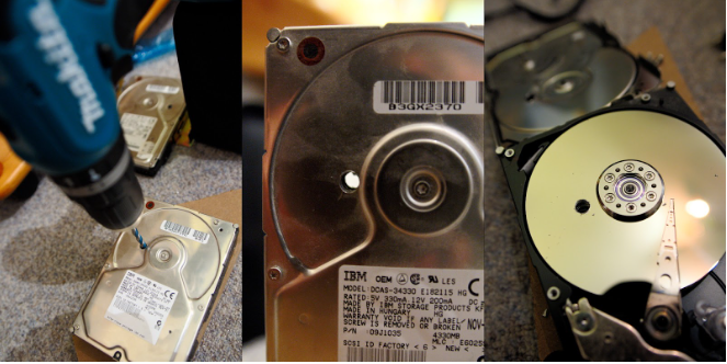 Hard Drive Physical Destruction