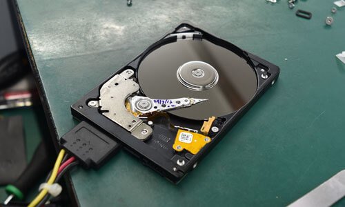 DAMAGED HARD DISK