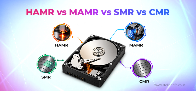HAMR vs MAMR vs SMR vs CMR - Stellar