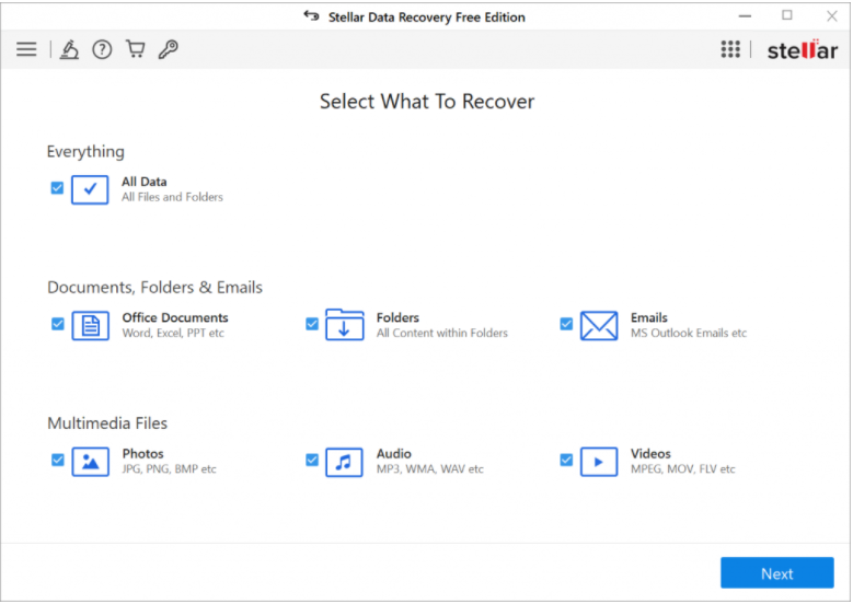 Stellar Data Recovery