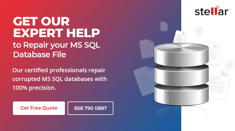 SQL Repair Services- Stellar