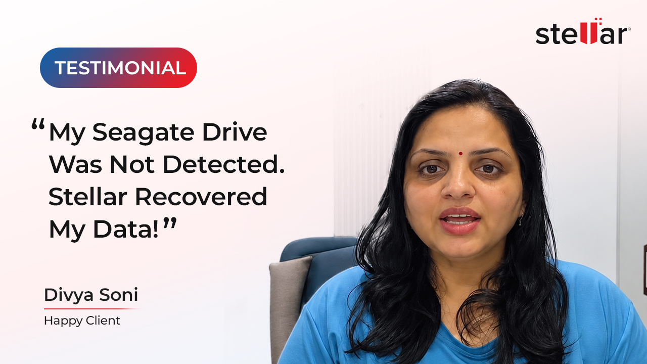 Seagate Hard Drive Not Showing Up? Stellar Data Recovery Noida Helped