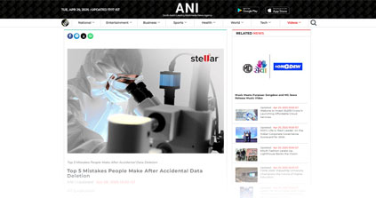Stellar Data Recovery